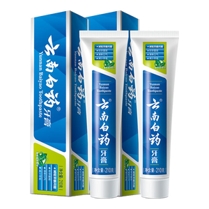 云南白药【采销推荐】经典薄荷护龈牙膏套装 清新口气改善牙龈问题210g*2