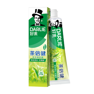 DARLIE好来(原黑人)茶倍健龙井绿茶牙膏 清新口气护龈健齿120g 新旧随机