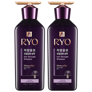 吕（Ryo）紫吕控油蓬松洗发水强韧防断发洗发膏400ml*2