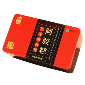 雍记阿胶糕500克【到手两盒】1kg手工即食传统阿胶糕产地东阿县铁盒装