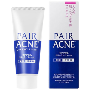 日本LION狮王pair深层清洁祛痘洗面奶洁面泡沫80g