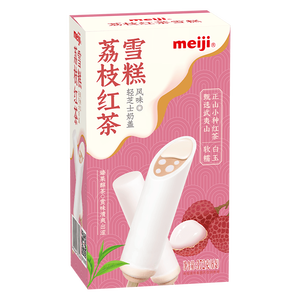 明治荔枝红茶雪糕 62g*6支 彩盒装