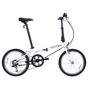 大行（DAHON）经典D6折叠自行车20英寸6速成人休闲单车 KBC061 白色