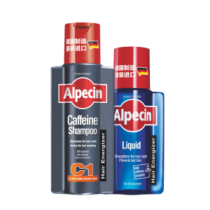 欧倍青（Alpecin）德国进口洗头膏 咖啡因防掉发控油洗发水250ml+发根滋养液200ml