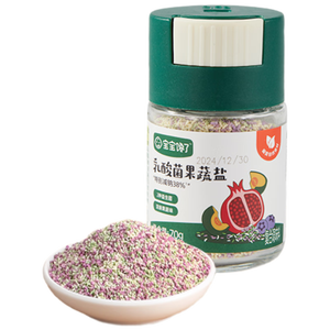 宝宝馋了果蔬盐70g宝宝盐减钠调味料儿童食用盐0添加送婴儿一岁辅食谱