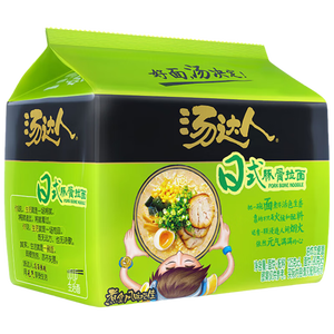 统一汤达人 日式豚骨拉面 袋装 125g*5袋 五连包 方便面速食面泡面