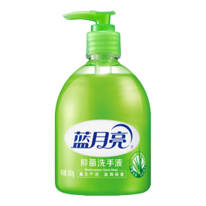 蓝月亮 芦荟抑菌洗手液 抑菌率99.9% 滋润保湿温和护手瓶/袋装补充装 300g 1瓶