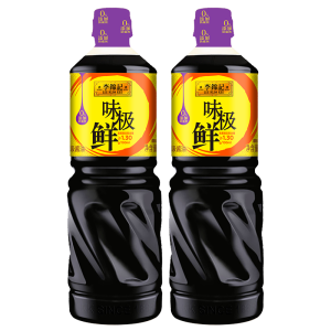 李锦记 X PLUS会员联名款 味极鲜1.2kg*2【特级】0添加防腐剂 酱油