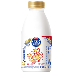 光明 优倍 浓醇  435ml*1 PET瓶 巴氏杀菌鲜牛奶
