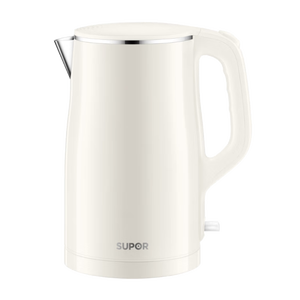苏泊尔（SUPOR）电水壶烧水壶 316L不锈钢 热水壶电热水壶 1.7L大容量双层防烫全钢无缝开水壶 SW-17J81L
