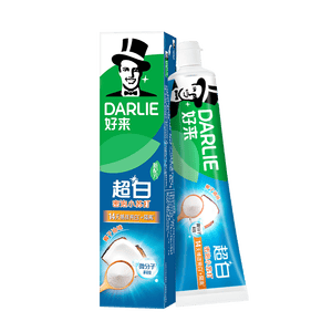 好来（DARLIE）原黑人高纯99%密泡小苏打椰油牙膏去黄去牙渍亮白清新口气120g