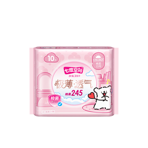 七度空间抑菌极薄线条小狗联名款日用245mm*10片【品牌直供 安心品质】