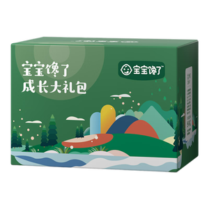 宝宝馋了成长尝鲜礼包宝宝零食酸奶面条米饼泡芙儿童零食饼干内含12件
