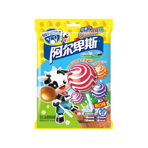 阿尔卑斯混合口味棒棒糖200g(20支)  休闲零食 儿童水果果汁硬糖礼物分享