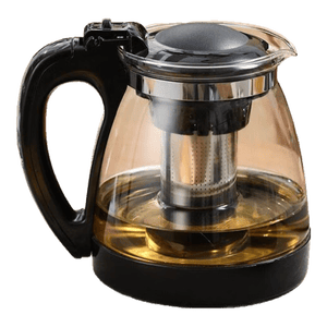 【京东物流】茶壶套装整套茶具大容量玻璃茶杯带滤网耐高温泡茶具 2000ML泡茶壶 1个