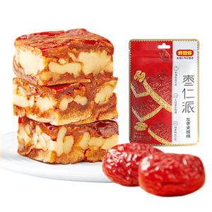 好想你 枣仁派115g/袋 红小派枣夹核桃蜜饯果干新疆特产红枣零食