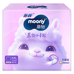 MOONY苏菲尤妮佳Q薄萌羽慕怡小羊驼拉拉裤XXL26片(15kg及以上)
