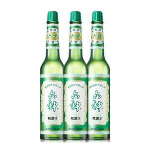 六神【经典玻璃瓶】舒缓止痒花露水195ml*3  清凉舒爽 祛味 经典原香