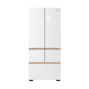 海尔（Haier）「顶配机皇」麦浪512Ultra超薄零嵌AI法式多门全自动制冰一级能效家用电冰箱BCD-512WGHMDBGVSU1