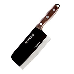 张小泉黑将不锈钢厨房家用菜刀刀具 切菜刀 斩切刀 【京东限定】