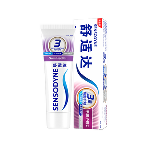 舒适达牙龈护理抗敏修护成人牙膏180g含氟防蛀护龈固齿清新口气京东自营