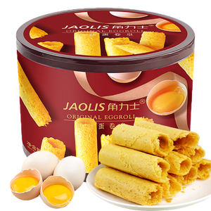 角力士（JAOLIS）原味蛋卷皇208g礼盒香港鸡蛋卷饼干糕点儿童零食特产伴手中秋送礼