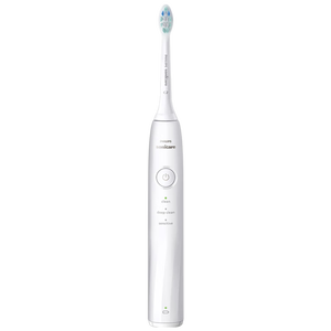 飞利浦（PHILIPS）声波电动牙刷钻石1系 3倍洁齿3种清洁模式 生日礼物送男士/女友  皓月白HX5070/02