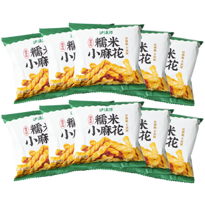泸溪河糯米小麻花海苔味 25g*10袋 糕点心蛋糕膨化饼干桃酥零食