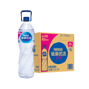 雀巢优活 饮用水 1.5L*12瓶 整箱装  符合欧盟标准 新老包装随机发