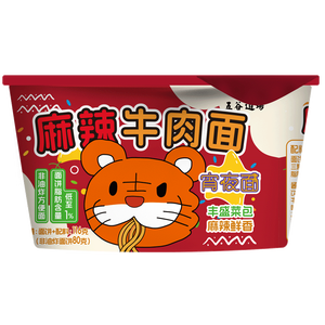 五谷道場 方便面非油炸麻辣牛肉116g 单人泡面早餐