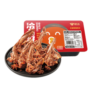 绝洽鸭锁骨140g甜辣黑鸭熟食卤味下酒菜零食小吃追剧解馋绝味食品旗下