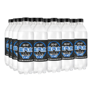 延中无糖盐汽水600ml*20瓶/箱0脂咸口味含盐碳酸饮料