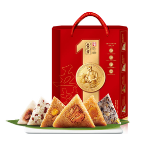 五芳斋中华老字号 嘉兴特产粽子礼盒 6味12粽 情享五芳礼盒1200g