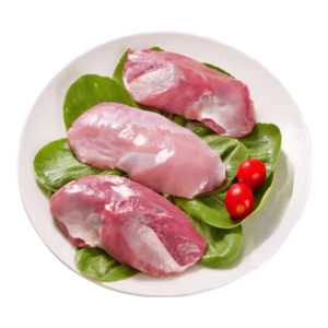 鲜京采 去皮鸭胸肉 净重4斤 生鲜冷冻 烧烤麻辣烫食材  源头直发