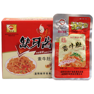 缺牙齿 素牛肚香辣味16g*30包 爆辣猛辣素毛肚魔芋爽辣条零食 湖南特产