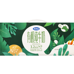 完达山经典有机纯牛奶200ml*24盒 3.2g蛋白 黑土牧场有机奶 京东自营