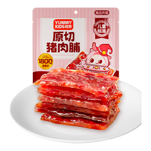 怡芽原切猪肉脯儿童零食高蛋白肉类零食宝宝零食56g/袋六一零食