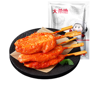 大希地川香鸡柳无骨里脊肉块冷冻烧烤油炸串小吃速食半成品批发 2斤装