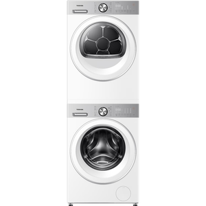 东芝（TOSHIBA）玉兔2.0高奢版洗烘套装【DG-10T183BW+T183BW】10KG滚筒洗衣机+变频热泵烘干机 家电国家补贴20%