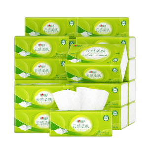 心相印【樊振东推荐】抽纸云感 3层100抽*24包M码 纸巾 卫生纸整箱