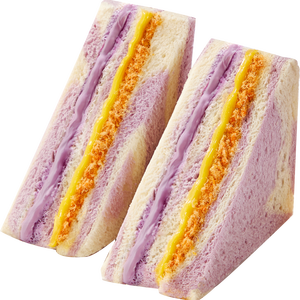 卡尔顿（Calleton）香芋三明治面包420g早餐芋泥芝士夹心休闲零食品