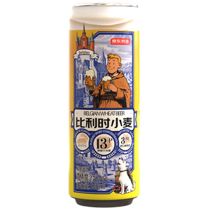 京东京造比利时小麦精酿啤酒全麦酿造啤酒苏超看球330ml*18整箱浓郁麦香