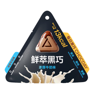 每日黑巧48%可可鲜萃巧克力浓厚牛奶味 6颗装15g 休闲零食 节日礼物