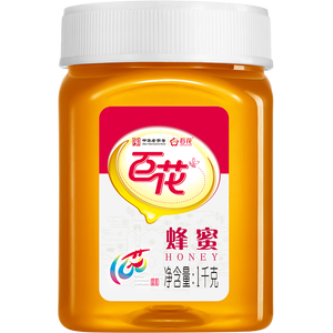 百花蜂蜜1000g 百花蜜中华老字号 早餐牛奶麦片伴侣 冲饮 节日礼品