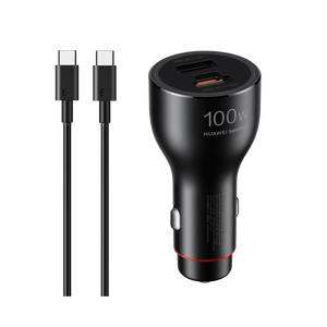 华为车载充电器100w超级快充MateXTs原装配件适用华为Pura80/华为mate80/苹果iPhone15/16手机笔记本ip