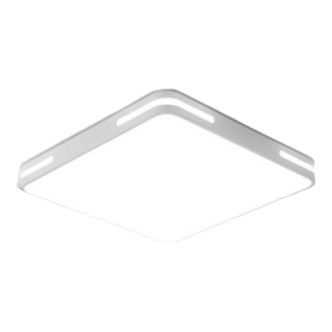 惠普精工吸顶灯led卧室现代简约餐厅中山灯具包安装方50*50cm遥控三色