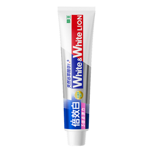 狮王(lion)WhiteWhite倍效白牙膏缤纷果萃120g 亮白美白檀健次同款