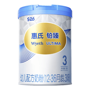 惠氏（Wyeth）铂臻幼儿配方奶粉3段（12-36月）780g 进口DHA 脑磷脂群