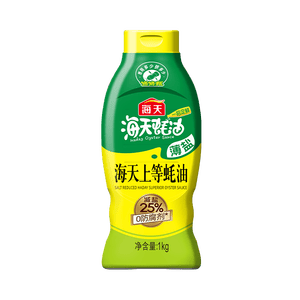 海天蚝油1kg 上等薄盐耗油 0防腐剂 挤挤瓶 蘸拌炖捞炒提鲜