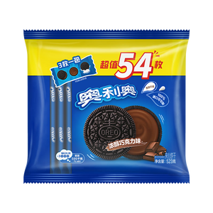 奥利奥（Oreo）巧克力味夹心饼干523g休闲零食早餐下午茶独立小包装